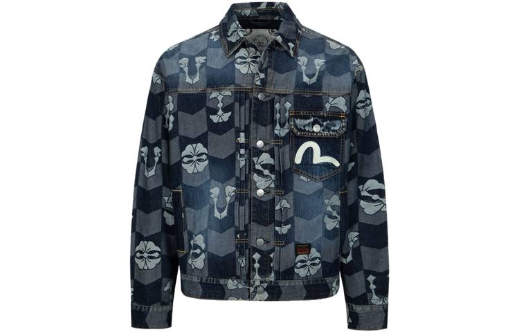 EVISU EVISU AW23 Denim Jacket Men's Denim Blue