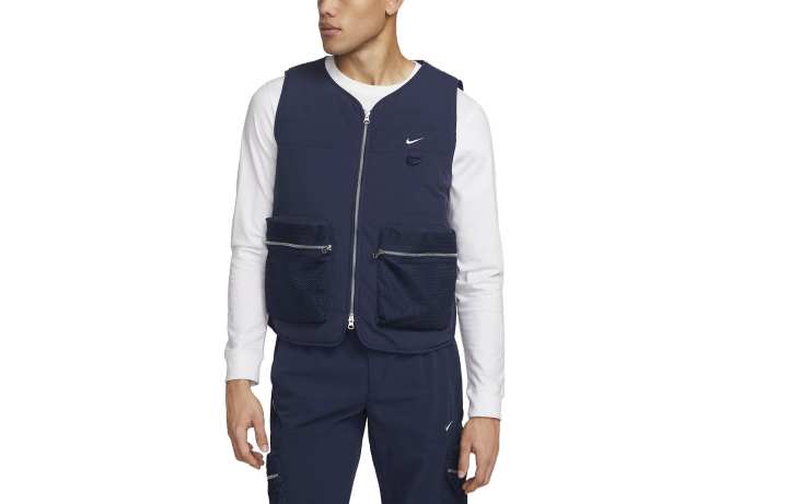 Nike Nike Vests Men's Blue V Neck Moderate Other