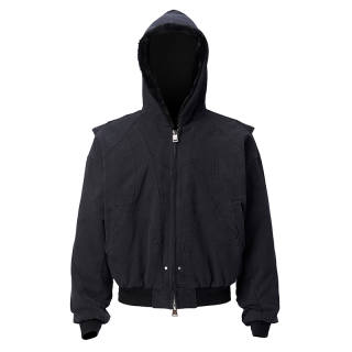 JASONWOOD Puffer Jackets Unisex Hooded Thickened Pilot Puffer Jacket