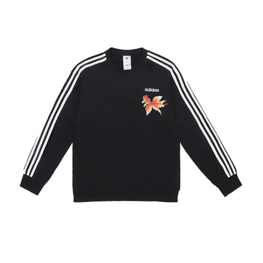 Adidas Adidas Sweatshirts Unisex Black Crew Neck Moderate Regular