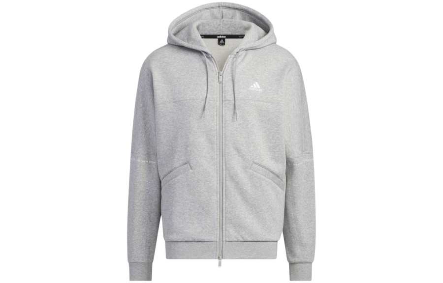 Adidas Adidas Sportwear Jackets Unisex Gray Hooded Moderate Other
