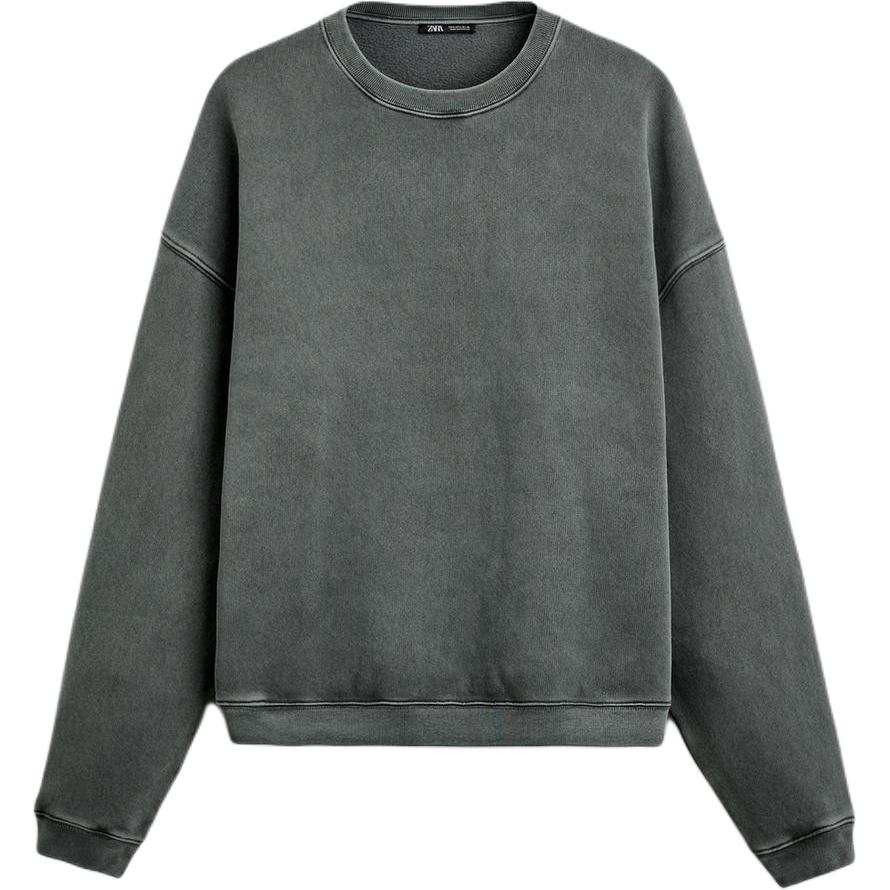 ZARA Sweatshirts Men's Crew Neck Moderate