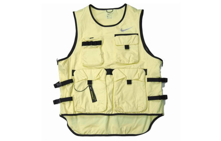 Nike Nike Vests Men's Neon Yellow Collarless Moderate Fishing