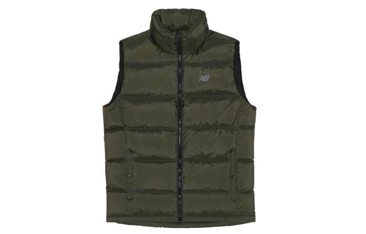 New Balance New Balance Down Jackets Men's Army Green Stand Collar Thickened Other