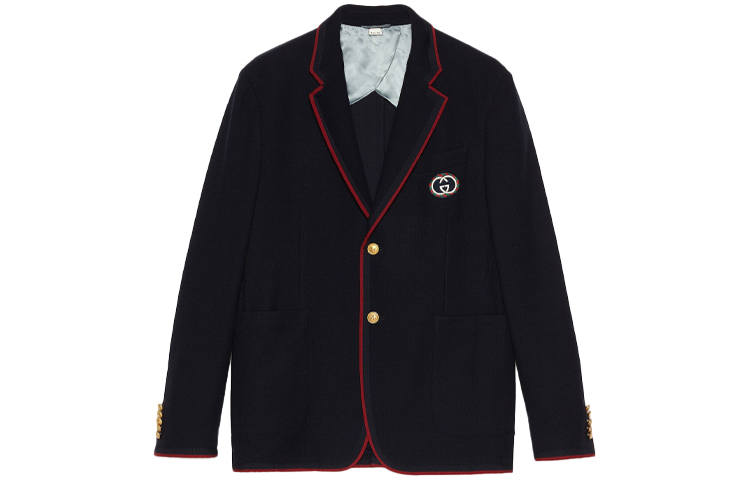 GUCCI Jackets & Coats Men's Dark Blue