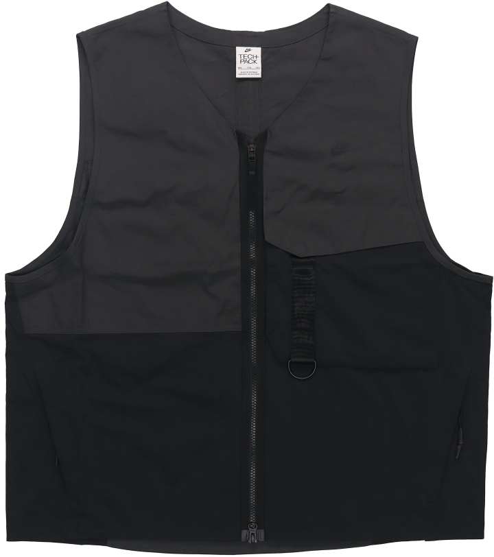 Nike Nike SPORTSWEAR TECH PACK Vests Men's Black Collarless Moderate Other