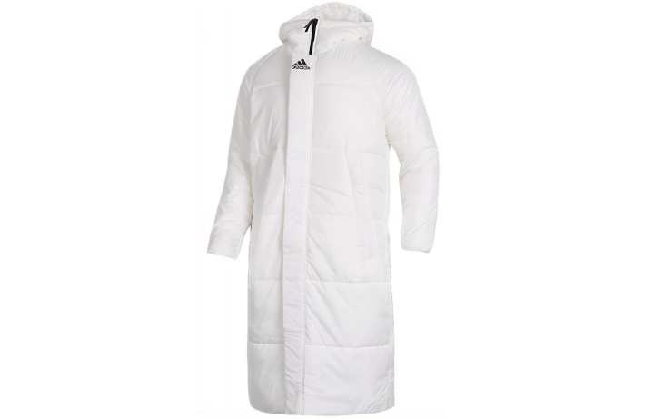 Adidas Adidas Puffer Jackets Men's White Hooded Thickened