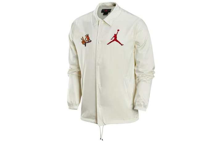 Jordan Jordan Jackets Men's White Lapel Moderate Workwear