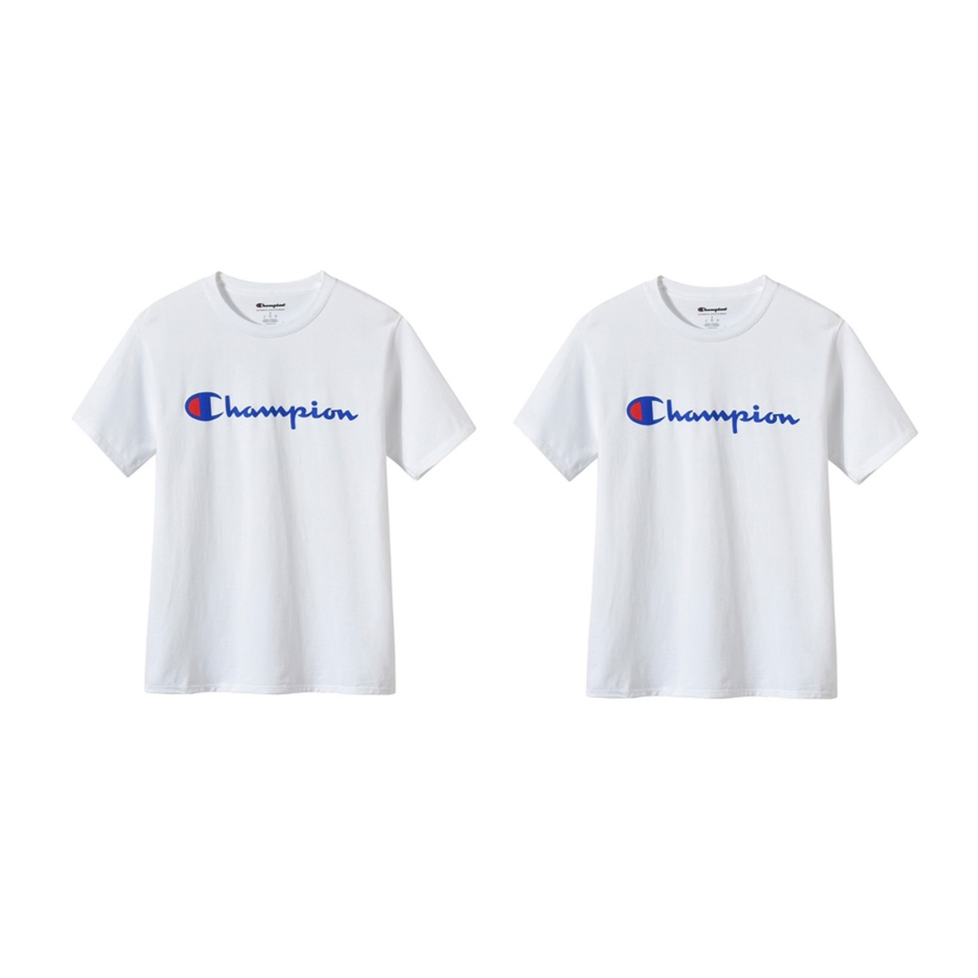 Champion T Shirt Unisex 2 Pack White