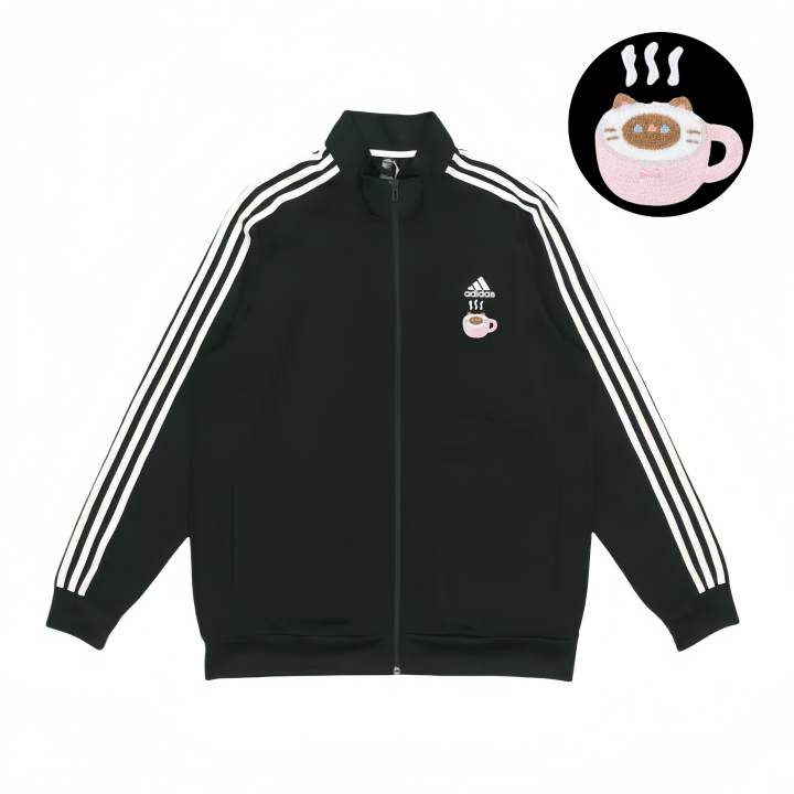 Adidas Adidas Jackets Unisex Black Stand Collar Moderate Pilot