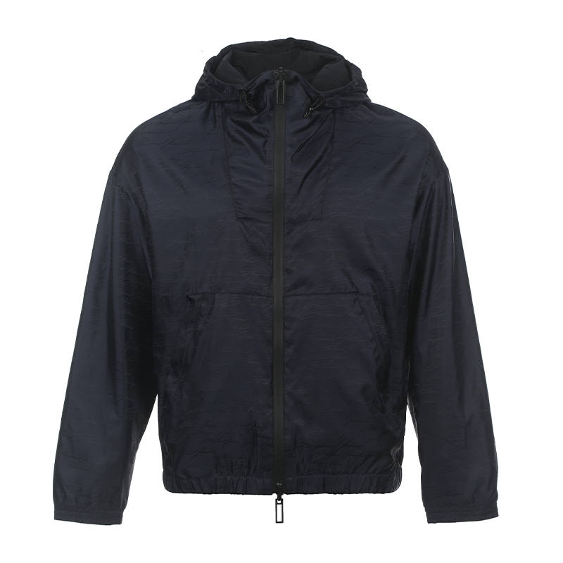 EMPORIO ARMANI Logo-print Hooded Jacket