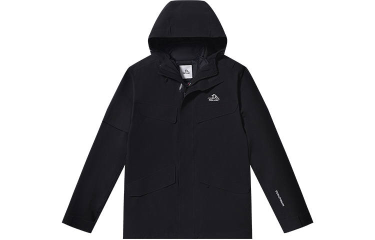 PELLIOT PELLIOT Windbreaker Jacket Men's Obsidian Black
