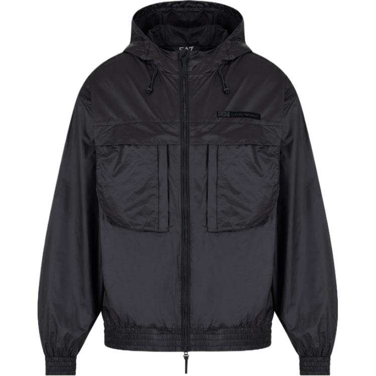 EMPORIO ARMANI EA7 SS25 Jackets & Coats Men's Black