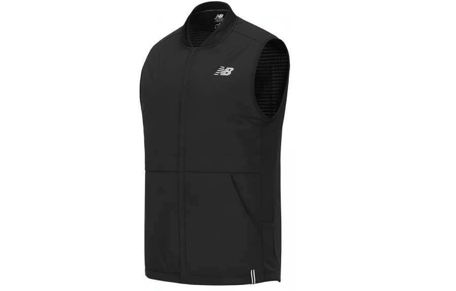New Balance New Balance Vests Men's Black Stand Collar Moderate Other