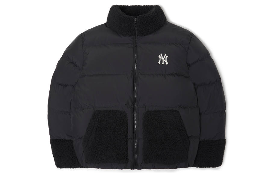 MLB MLB Down Jackets Unisex Black Stand Collar Thickened Other
