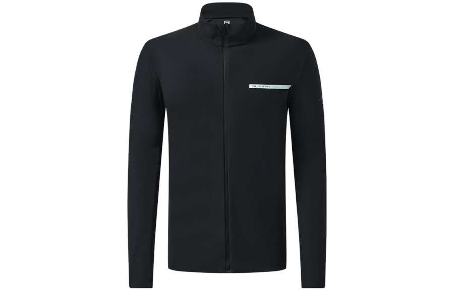 FILA Jackets Men's Black Stand Collar Moderate Other