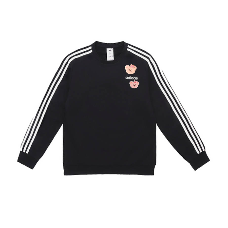 Adidas Adidas Sweatshirts Unisex Black Crew Neck Moderate Regular
