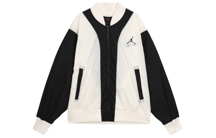 Jordan Jordan Flight Jackets Men's Sail White Stand Collar Moderate Other