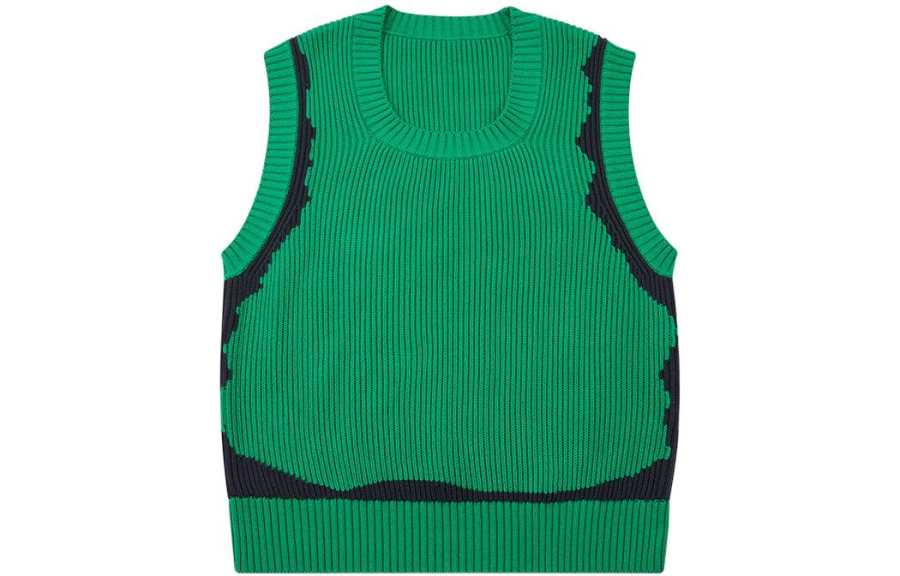 ADER ERROR ADER ERROR Vests Unisex Green Crew Neck Moderate