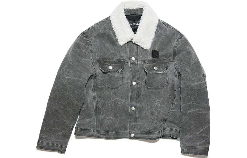 Acne Studios Acne Studios Denim Jacket Unisex Carbon Gray