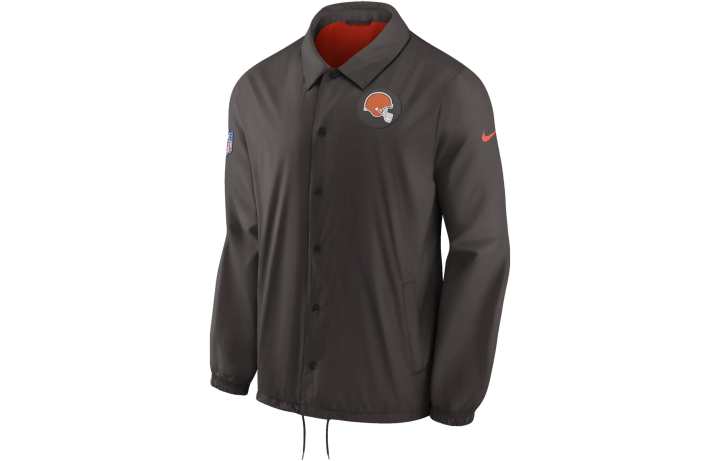 Nike Nike Jackets Men's Brown Black Stand Collar Moderate Mock Two Piece