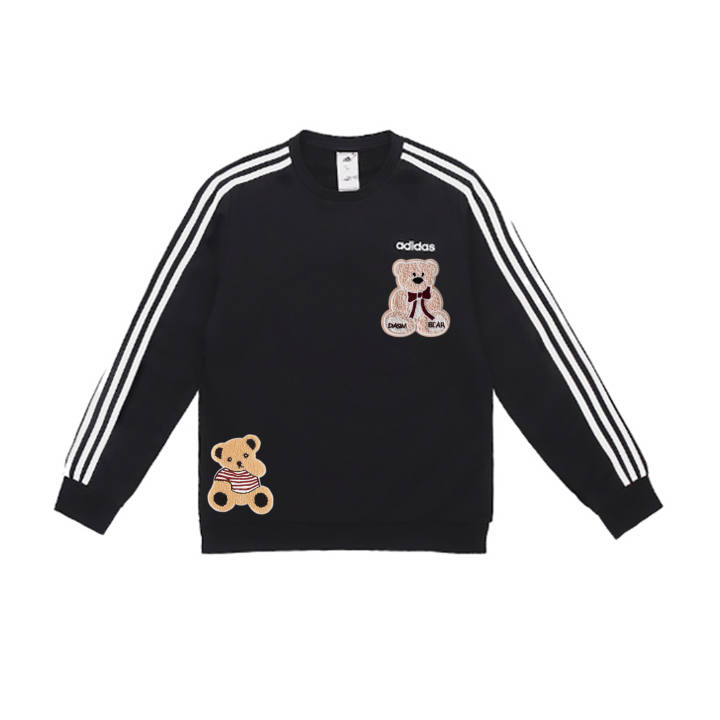 Adidas Adidas Sweatshirts Unisex Black Crew Neck Moderate Regular