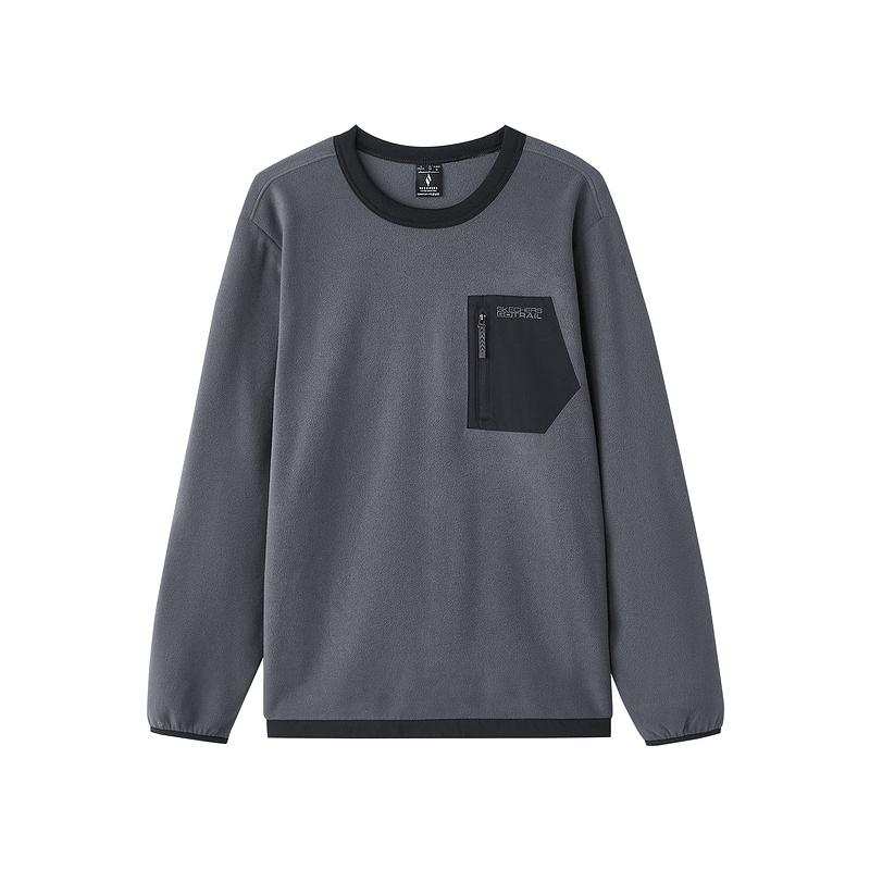 Skechers Wilderness Outdoor Collection Sweatshirt Men's Periscope Gray