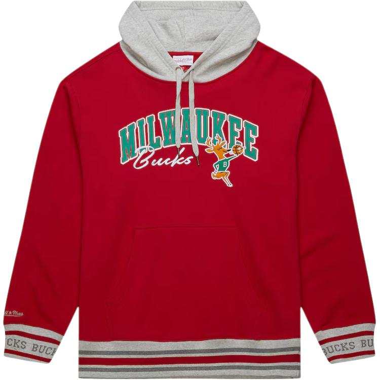 Mitchell Ness Mitchell Ness x NBA Milwaukee Bucks Sweatshirt Men's Red