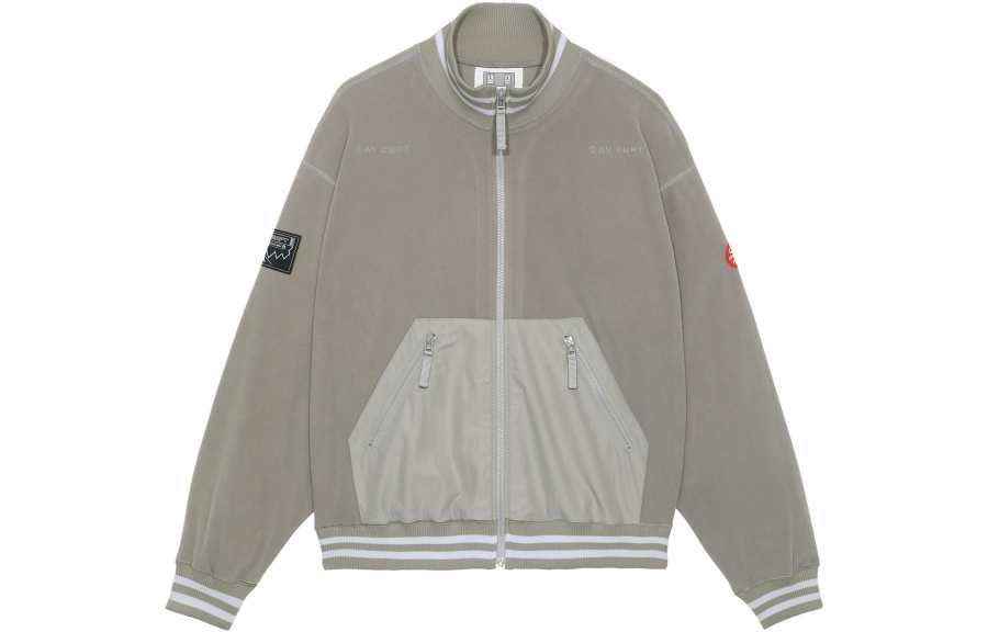 Cav Empt Cav Empt Jackets Men's Gray Stand Collar Moderate Other