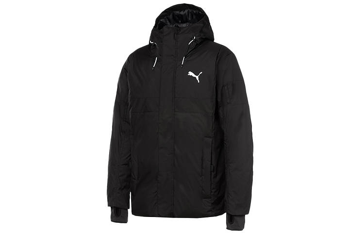 PUMA PUMA Down Jackets Men's Black Hooded Moderate Other