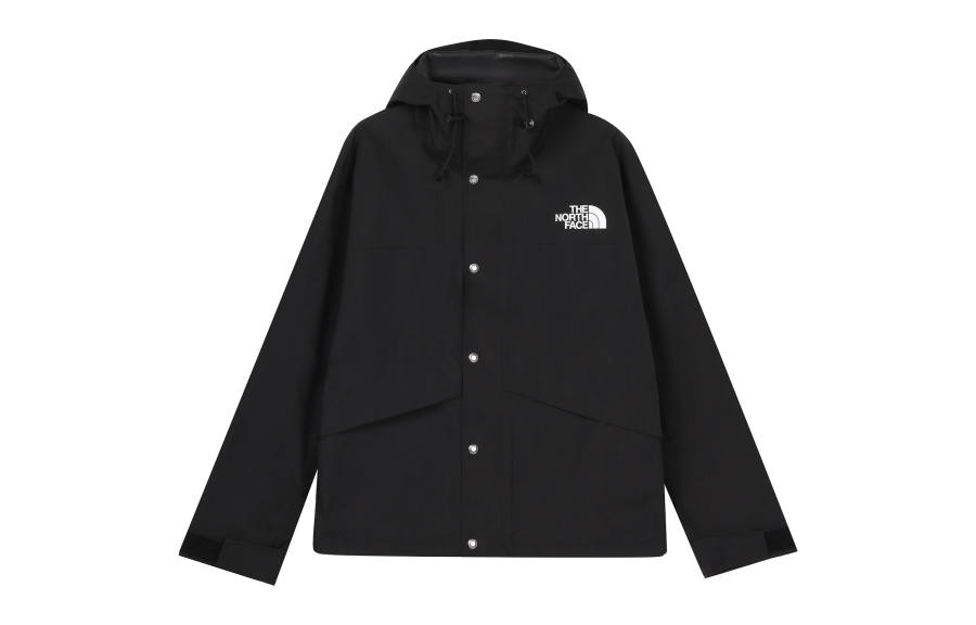 THE NORTH FACE Logo Embroidered Hooded Windbreaker