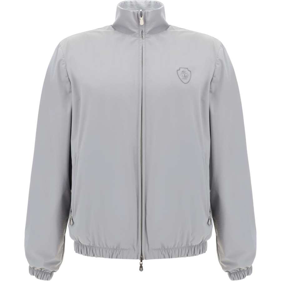 Brunello Cucinelli Brunello Cucinelli Logo Embroidered Reversibile Jacket