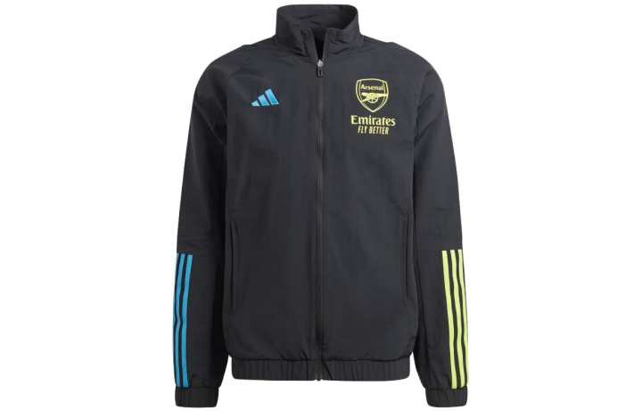Adidas Adidas Arsenal Jackets Men's Black Stand Collar Moderate Other