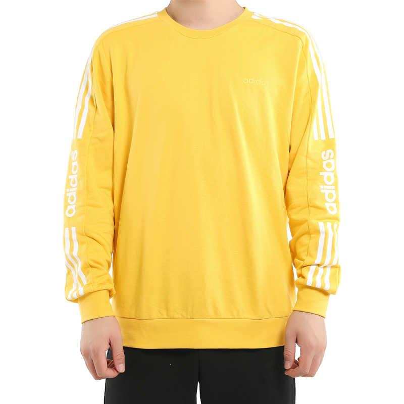 Adidas Adidas Sweatshirts Men's Yellow Crew Neck Moderate