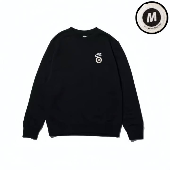 Nike Nike Sweatshirts Unisex Black Crew Neck Moderate