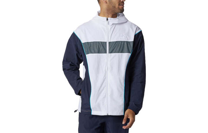 New Balance New Balance Jackets Men's White Hooded Moderate Other