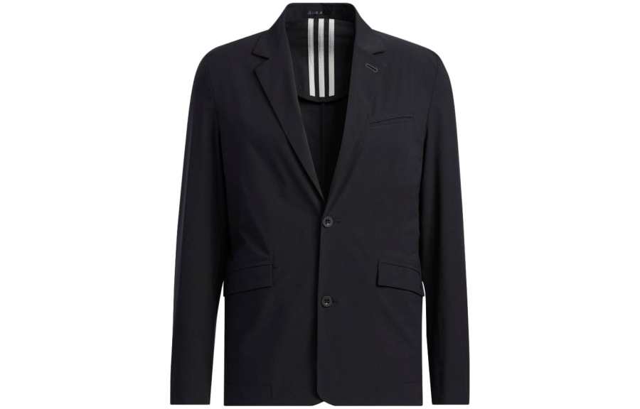 Adidas Adidas Business Suits Men's Black V Neck Moderate Business Suit