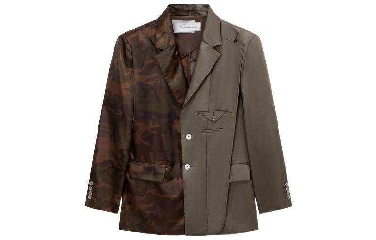Feng Chen Wang Business Suits Men's Brown Suit Collar Moderate Other