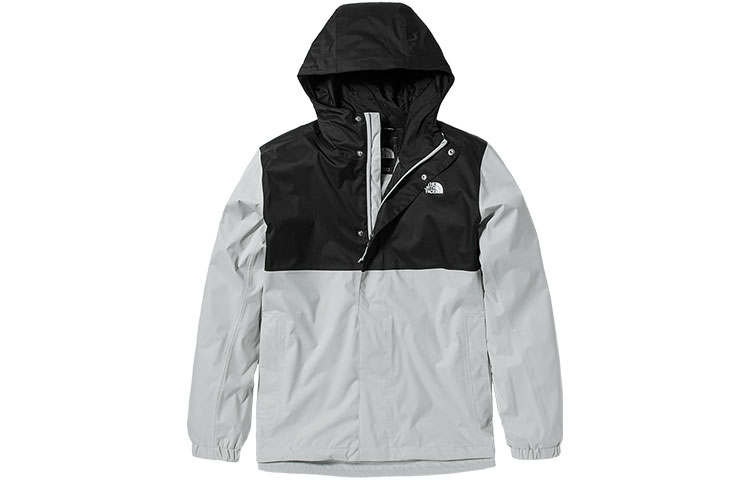 THE NORTH FACE Urban Exploration Waterproof, Windproof, And Breathable Windbreaker Jacket Men's Black Gray