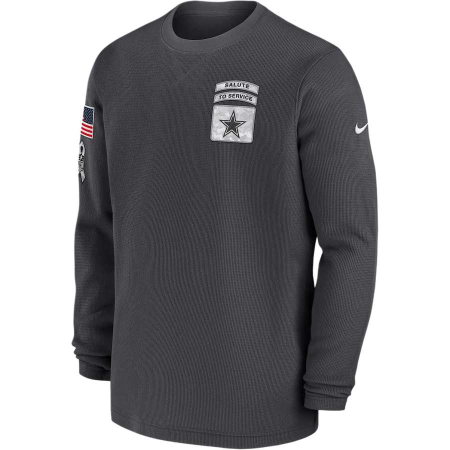 Nike Nike Dallas Cowboys Salute To Service Edge Lockup Men's Nike Nfl Long Sleeve Top