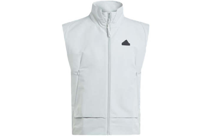 Adidas Adidas Z.N.E Vests Unisex Light Gray Stand Collar Moderate Other