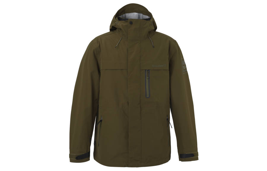 Timberland Windbreaker Jackets Men's Dark Olive Green Hooded Thickened