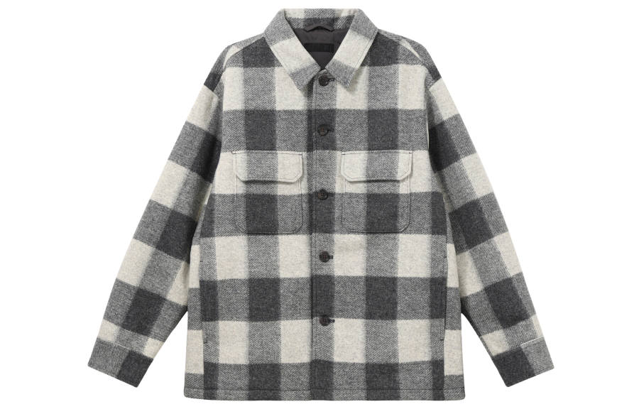 UNIQLO Jackets Unisex Sky Gray Lapel Moderate Other