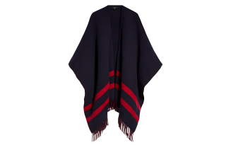 WEEKEND MaxMara Shawls Women's Dark Blue/White