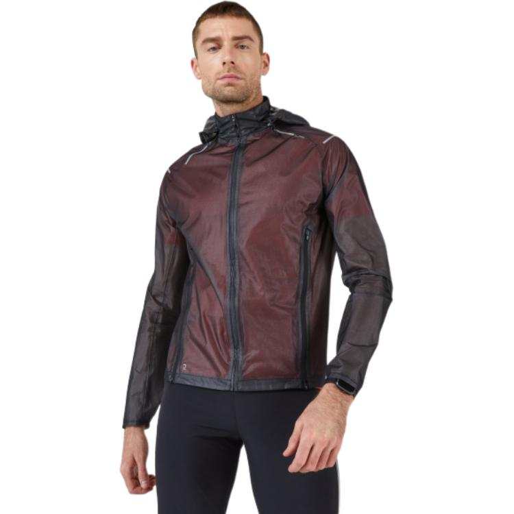 DECATHLON DECATHLON Jackets Men's Black Hooded Thin Other