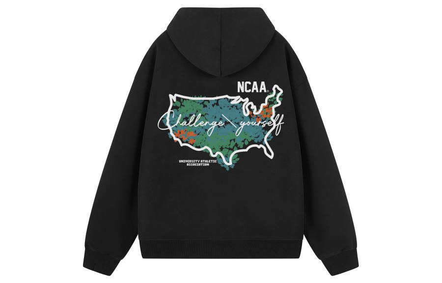 NCAA Sweatshirts Unisex Hooded Moderate Cardigan