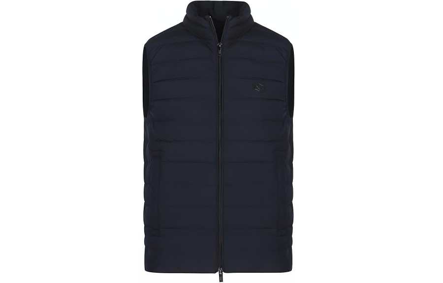 EMPORIO ARMANI Logo Patch Padded Gilet