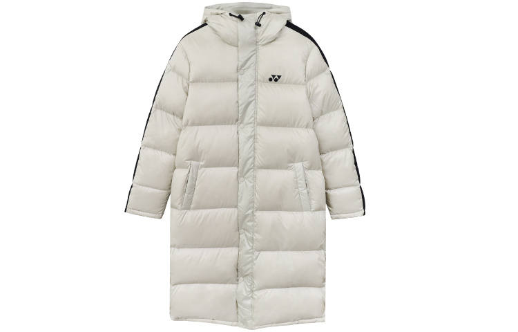YONEX YONEX Down Jacket Men's Gray Beige