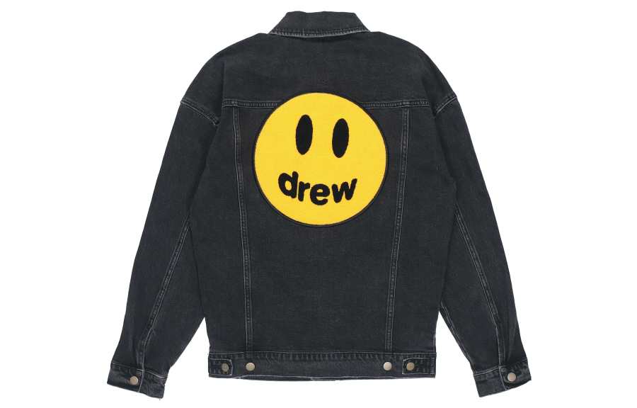 Drew House SS21 Denim Jacket Unisex Black