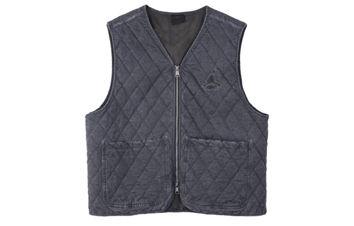 Jordan Jordan Flight Vests Men's Gray V Neck Moderate Other